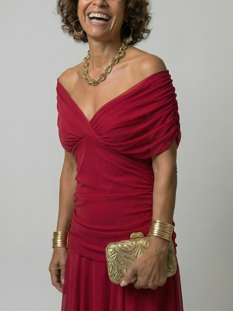 Daniela - Vestido Midi de Estilo Español