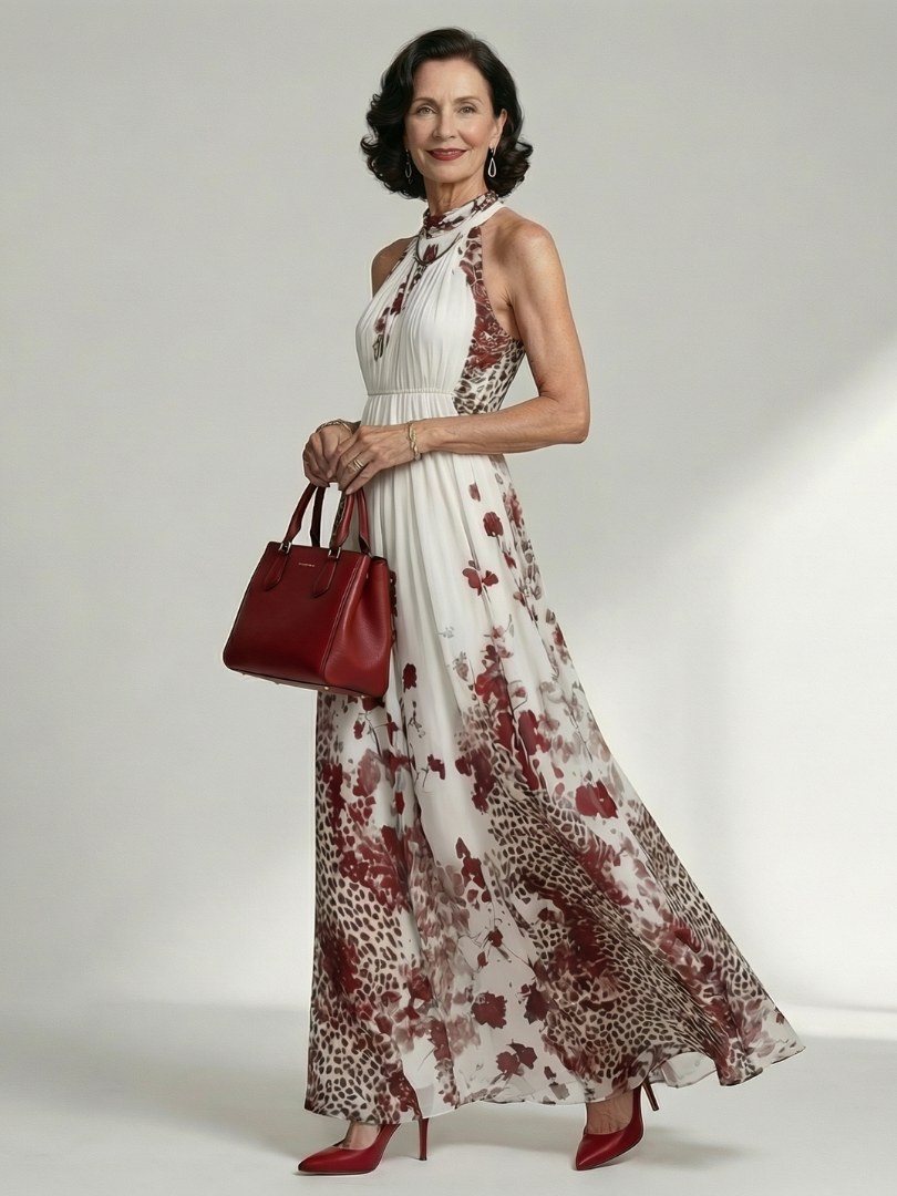 Alejandra - Vestido Maxi Plisado