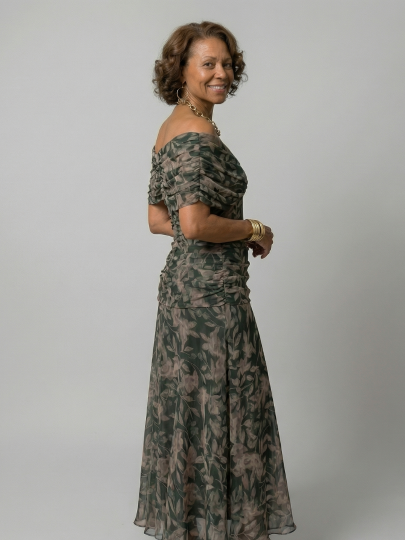 Daniela - Vestido Midi de Estilo Español