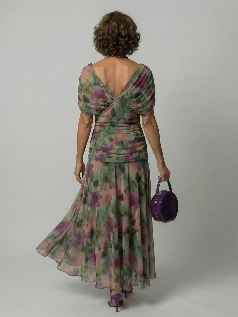 Daniela - Vestido Midi de Estilo Español