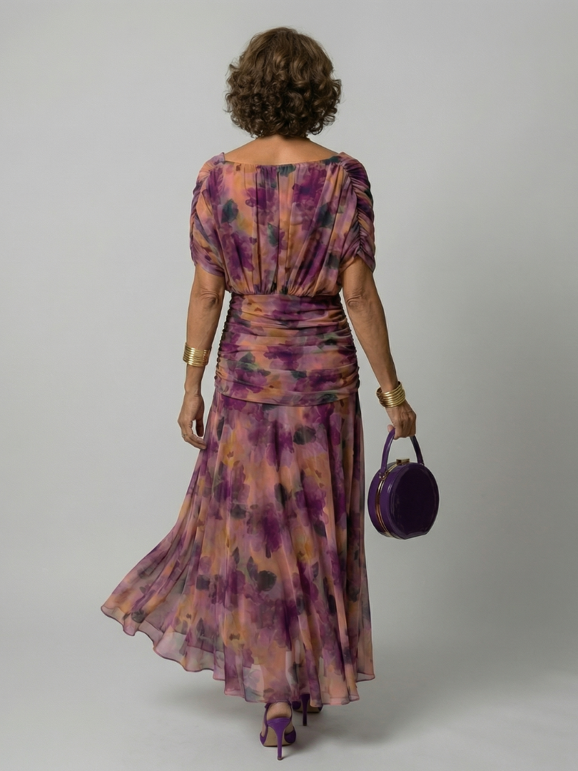 Daniela - Vestido Midi de Estilo Español