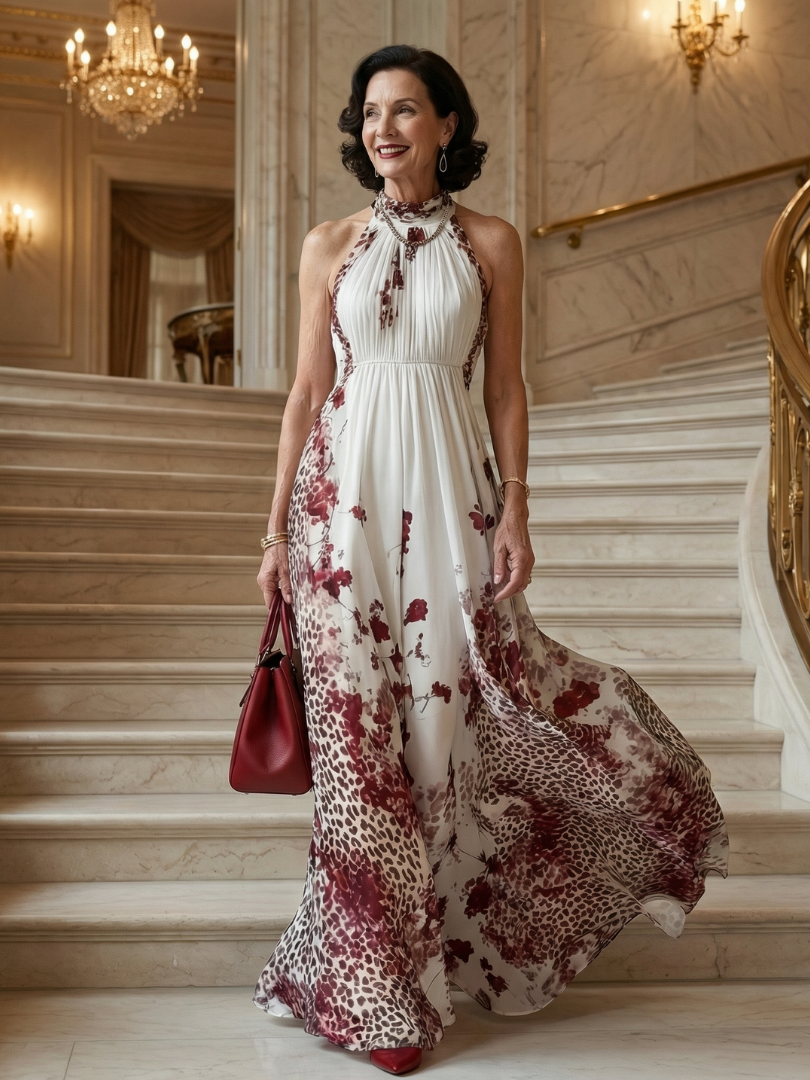 Alejandra - Vestido Maxi Plisado
