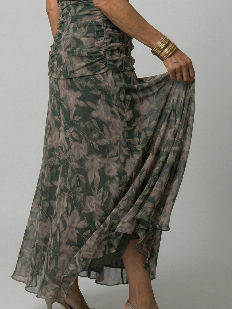 Daniela - Vestido Midi de Estilo Español
